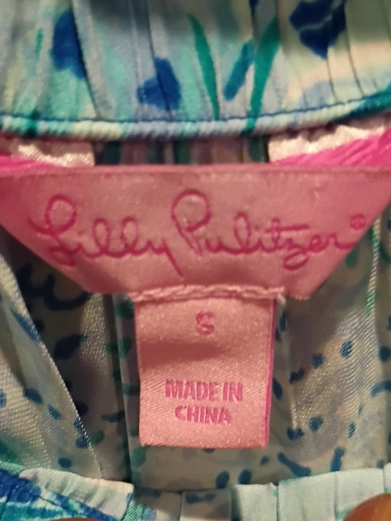 Lilly Pulitzer Pants - Lilly Pulitzer Aquatic-Print Sleeveless Multicolored Jumpsuit/Romper